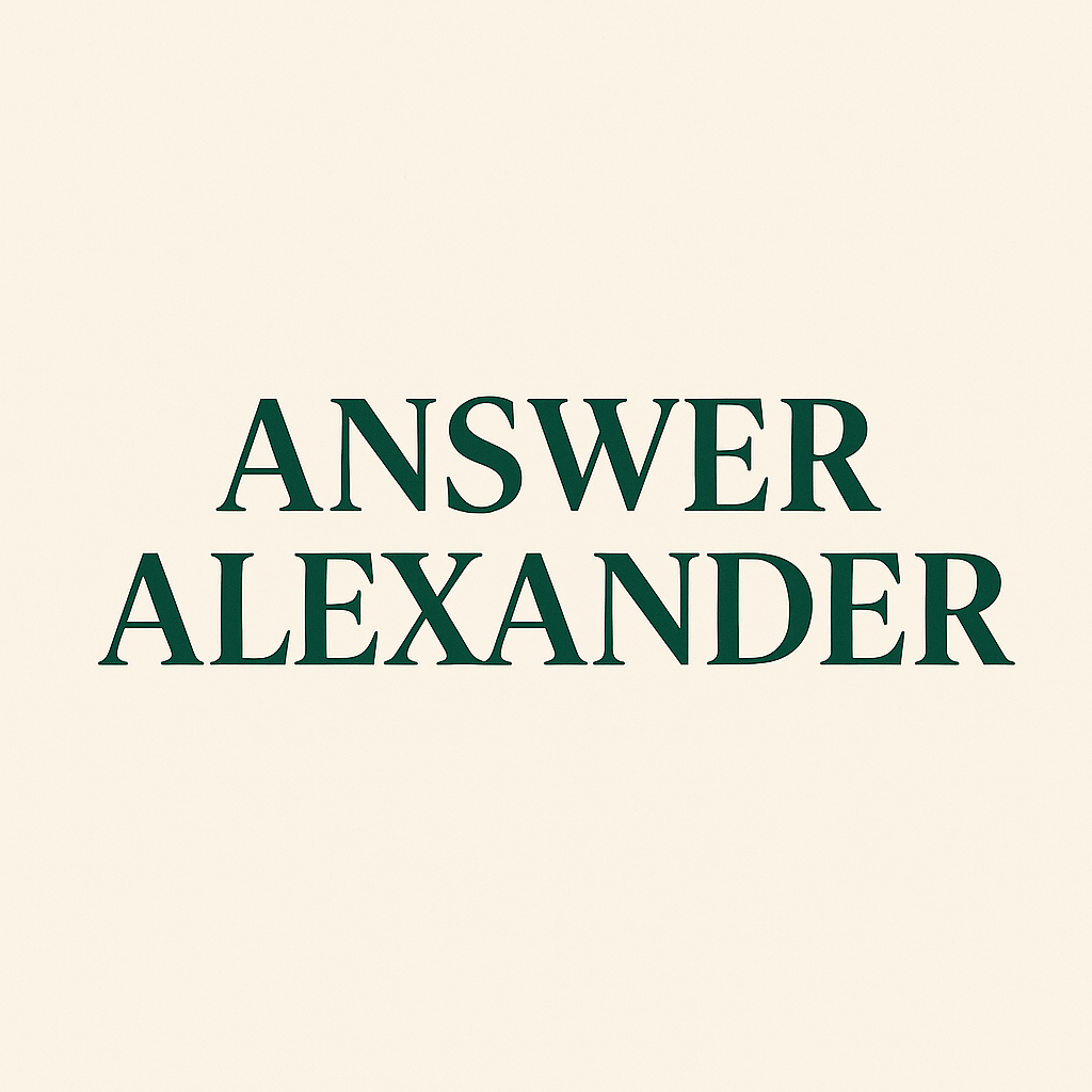Answer Alexander